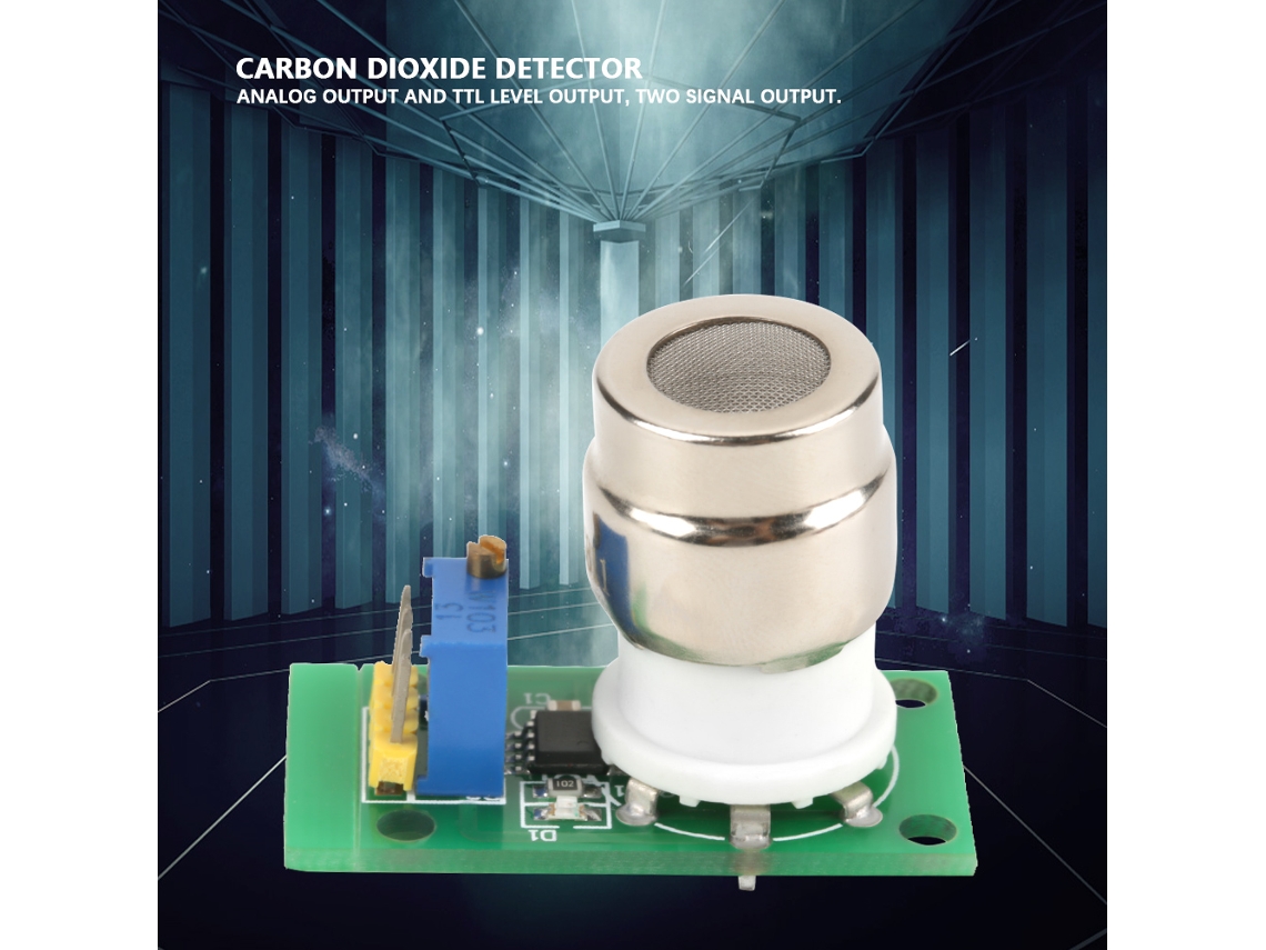 Sensor De Gás De Dióxido De Carbono Laxiscreed Com Saída Analógica E Deteção Precisa