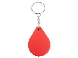Lupa Chaveiro 10x, Plegável E Portátil, Mini Lupa Com Anel Para Leitura Ao Ar Livre, Vermelho