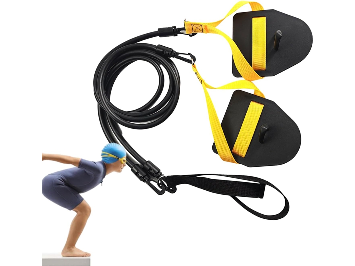 Faixa Elástica Resistente Para Exercícios De Natação, Cinto Alongamento Portátil | Acessórios Profissionais
