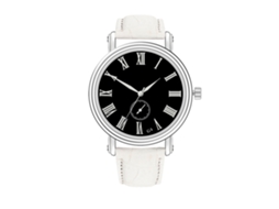 Relógio de Pulso Casual Simples G4 de Quartzo com Pulseira de Couro para Homens