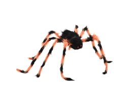 Laxiscreed Aranha De Pelúcia Colorida Para Decoração De Halloween, 150cm, Ideal Para Ambientes De Festa