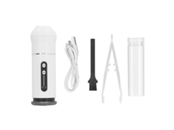 Remove linhos e ferro a vapor portátil recarregável mini para roupas e viagens branco S/MARCA