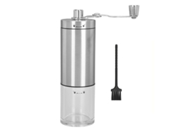 Moedor de Café Manual de Manivela com Aço Inoxidável e Cerâmica Ct5014 para Casa e Escritório | S/MARCA