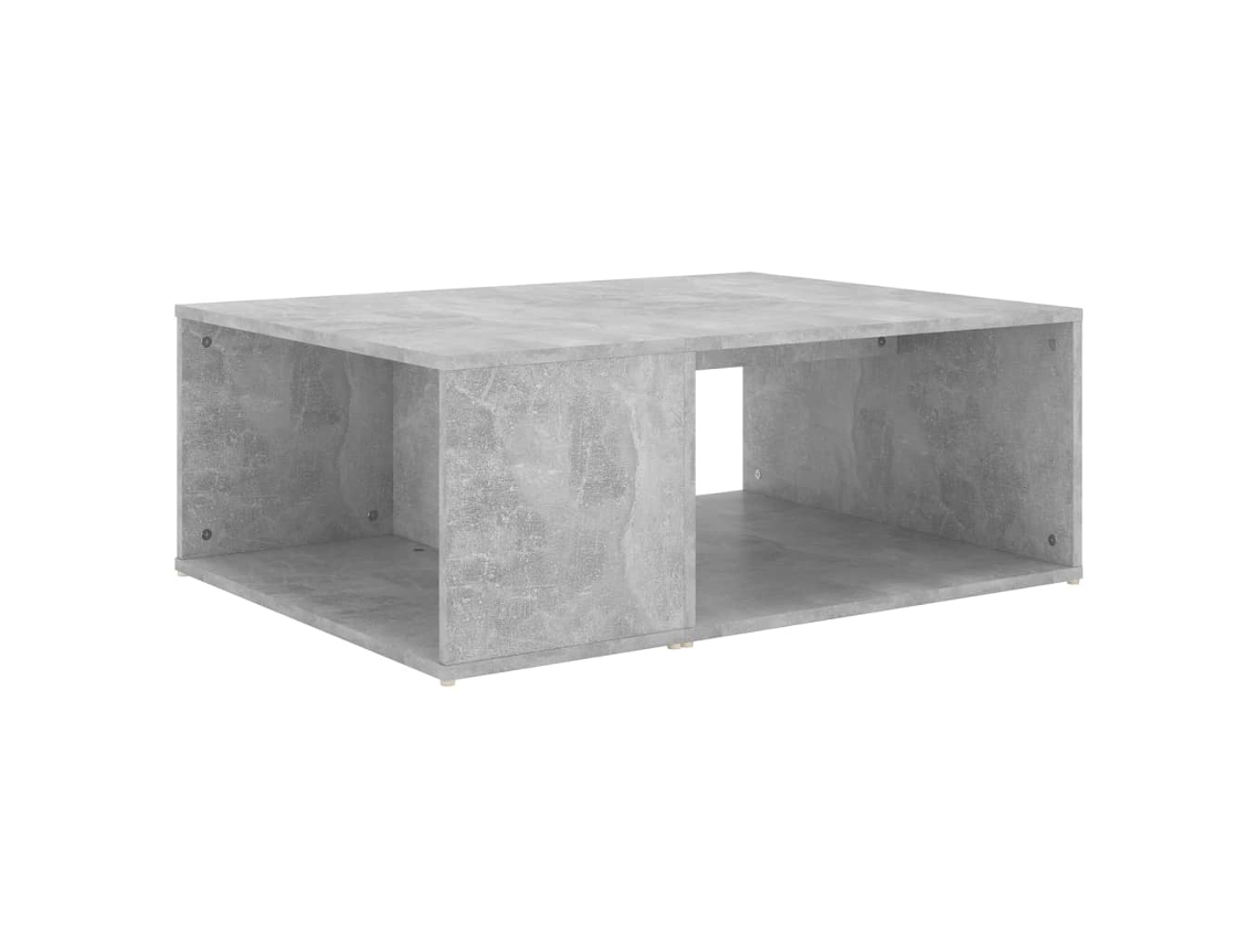 Mesa de Centro Madeira Cinzento Cimento MAISON EXCLUSIVE 90x67x33 cm