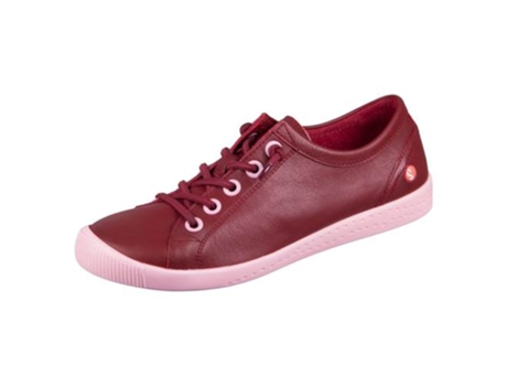Sapatos de Mulher SOFTINOS Isla Pele Vermelho (38)