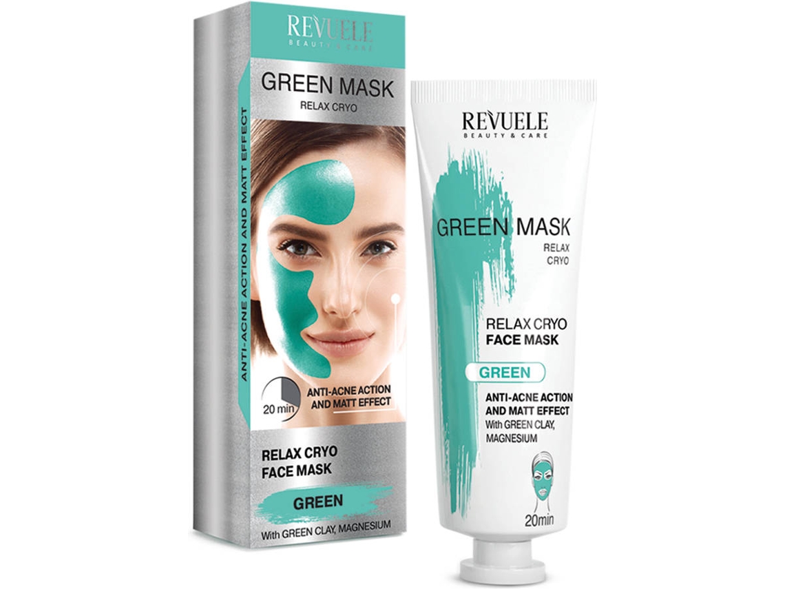 Máscara de Rosto REVUELE Anti Acne e Efeito Mate (80 ml)