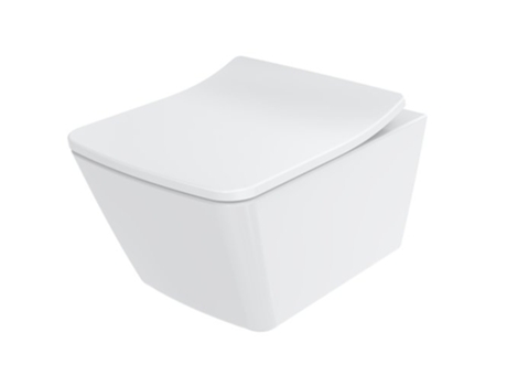 Assento de Sanita TOTO Sp Design Angular Amovível com Mecanismo de Fecho Suave Dobradiças em Aço Inoxidável Tc512G