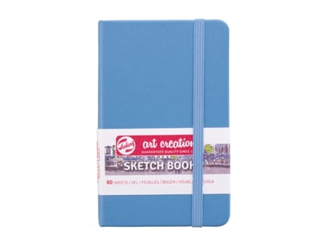 Bloco Cosido Azul Lago 13X21 140Gr ARTCREATION