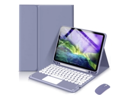 Capa de Teclado Bluetooth para iPad8 10.2 XIAOMOYU com bandeja para caneta