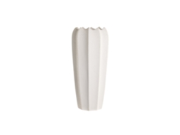 Vaso de Fibra de Vidro Branco 40x40x85cm ALEXANDRA HOUSE LIVING