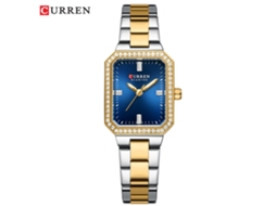 Relógio Feminino Retangular Com Strass, Elegante E Delicado.