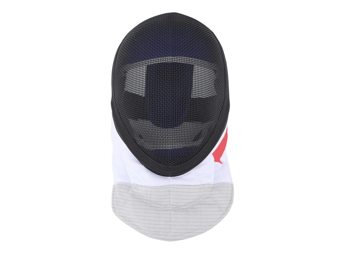 Capacete de Esgrima com Proteção e Colete Acolchoado, Preto, Tamanho M | S/MARCA