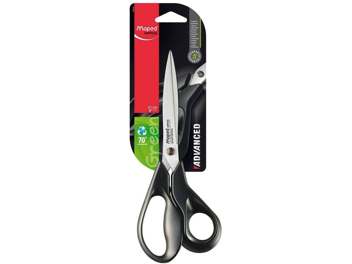 Tesoura MAPED Advanced (Preto - 21cm)