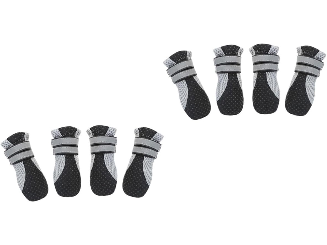 Conjunto De 8-botas Impermeáveis Cães, Sapatos Impermeáveis Antiderrapantes Cães