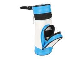 Vlrla-bolsa Portátil De Couro Pu Para Bolas De Golfe Com Grande Capacidade, Bolsinho Pequeno Para Acessórios De Golfe