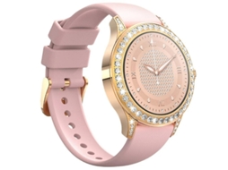 Smartwatch Feminino Com Chamada Bluetooth Diamante Inlay Monitoramento De Frequência Cardíaca E Oxigênio Sem Sangramento Bestvite Label