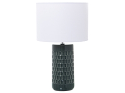 Candeeiro de Mesa DRW (Azul - Cerâmica - 25x42 cm)