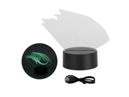 Luminria 3d Touch, Luz Noturna Led, Abajur De Cabeceira Para Decorao De Quarto Infantil, Presente De Aniversrio, Alimentao U Aquaforge
