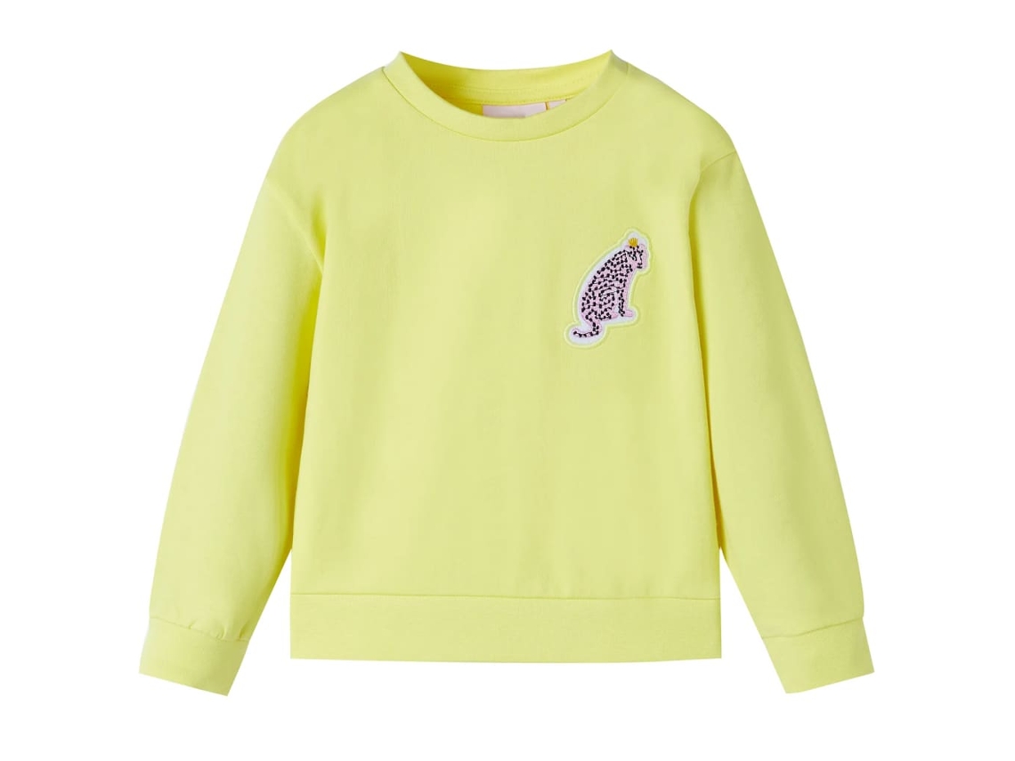 Sweatshirt Para Criança Amarelo 116