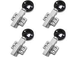 Dobradiças De Fechamento Suave Para Armários, Conjunto De 4 Peças, Dobradiças Para Armários De Cozinha, Aço Inoxidável