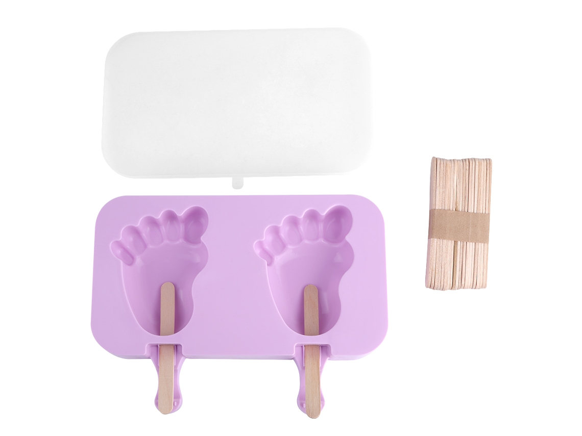 Laxiscreed Forma De Silicone Para Gelados, Palhas E Gelo Com Cavidade De Boneco De Neve