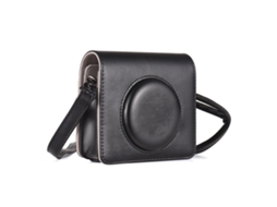 Funda Para Cámara Kodak C300r/mini Shot 3 Estilo Retro De Cuero Pu Con Correa Ajustable