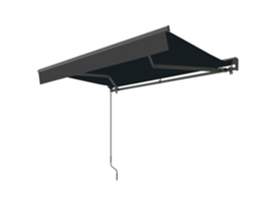 Lozio Toldo Motorizado 3,95 X 3 M em Alumínio com Lona Cinza CONCEPT U
