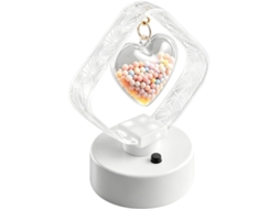 Luminária noturna infantil, pequena lâmpada de acrílico para criar diferentes ambientes.