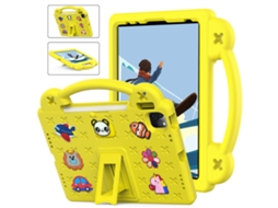 Capa Protetora Czhhmart Para Ipad Mini 4/5 7.9 Polegadas, Silicone Com Alça Manual Amarelo
