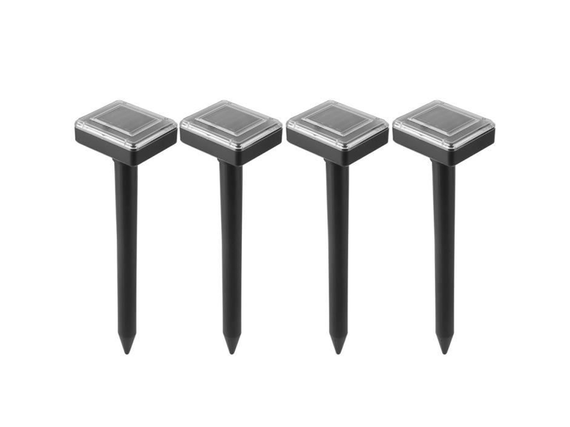 Cobra e repelente de insetos movidos a energia solar (pacote com 4) para jardins, gramados, 400 Hz ± 50 Hz, Leshp