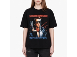 Rockinstone Terminator Schwarz Black Adult T-shirt Size:xxl