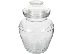 Pote De Vidro Com Tampa Hermética, 2500ml, Vidro Transparente, Diversos Modelos