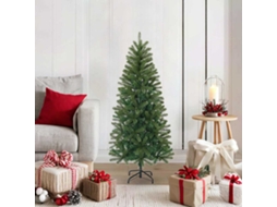 Vidaxl Árvore De Natal Artificial Verde 120 Cm Pvc, Pe E Aço