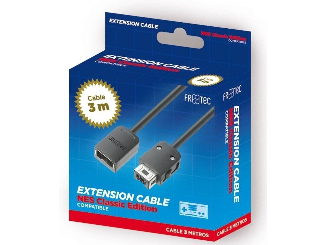 Extensão Cabo  Nintendo NES BLADE 3 m