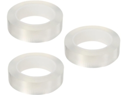 Conjunto de 3 faixas de proteção anticolisão em acrílico para maçanetas de portas de carro.