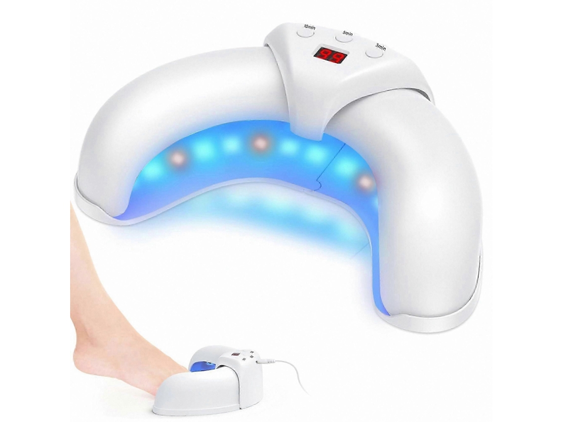 Terapia de Luz Dupla para a Saúde Das Unhas: Dispositivo Portátil com Azul 470 Nm e Infravermelho 905 Re Paração Unhas Mã GOKOCO