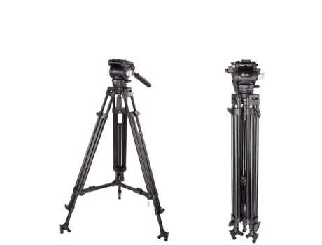 Tripé LEOFOTO VT-10+LF-60 (3D Pan & Tilt - Altura Máxima: 145 cm - Alumínio)