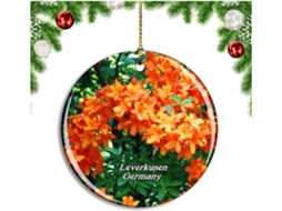 Leverkusen Japão Jardim Alemanha Decoração De Ornamento Pendurado Pingente Cidade Viagem Coleção