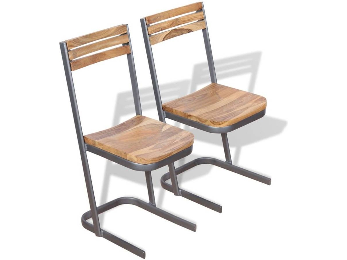 Dining Chair, Dining Chairs Vidaxl Marrom Madeira (n/a)