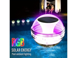 Luz para Piscina Luz Solar Flutuante de 2 Partes para Piscina Luz Solar À Prova D'Água Ip65 para Exterior Luz Solar para Piscina com Mudança de Cor