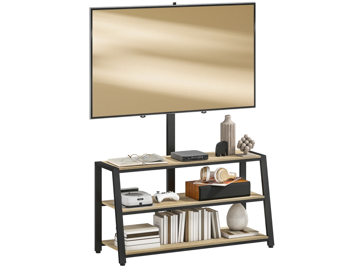Suporte de TV para TVs até 70 polegadas com armários de 3 portas 150x35x32 cm Marrom S/MARCA