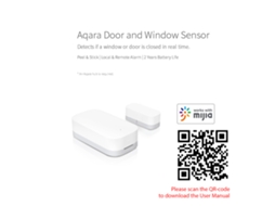 Sensor de Porta Janela Aqara Zigbee com App e Detecção S/MARCA