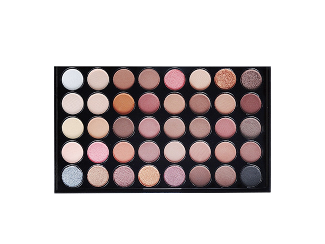 Paleta De Sombras De Ojos Mate Y Glitter Con 40 Colores
