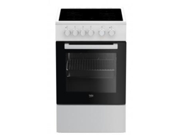 Beko Fss57000Gw Fogão Fogão Independente Cerâmica Preto Branco A