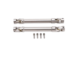 2 Pçs Eixo De Transmissão Rc Aço Inoxidável M4 Para Crawler 1/10 Traxxas Axial Scx10 Ii 113mm