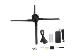 Fan Holográfico 3d 22 Polegadas 678 Leds Controle App Wifi Bluetooth Android Win