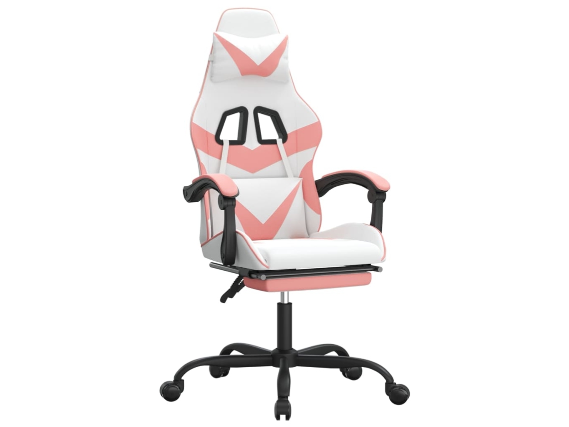 Cadeira de gaming VIDAXL Cor-de-rosa Couro Artificial