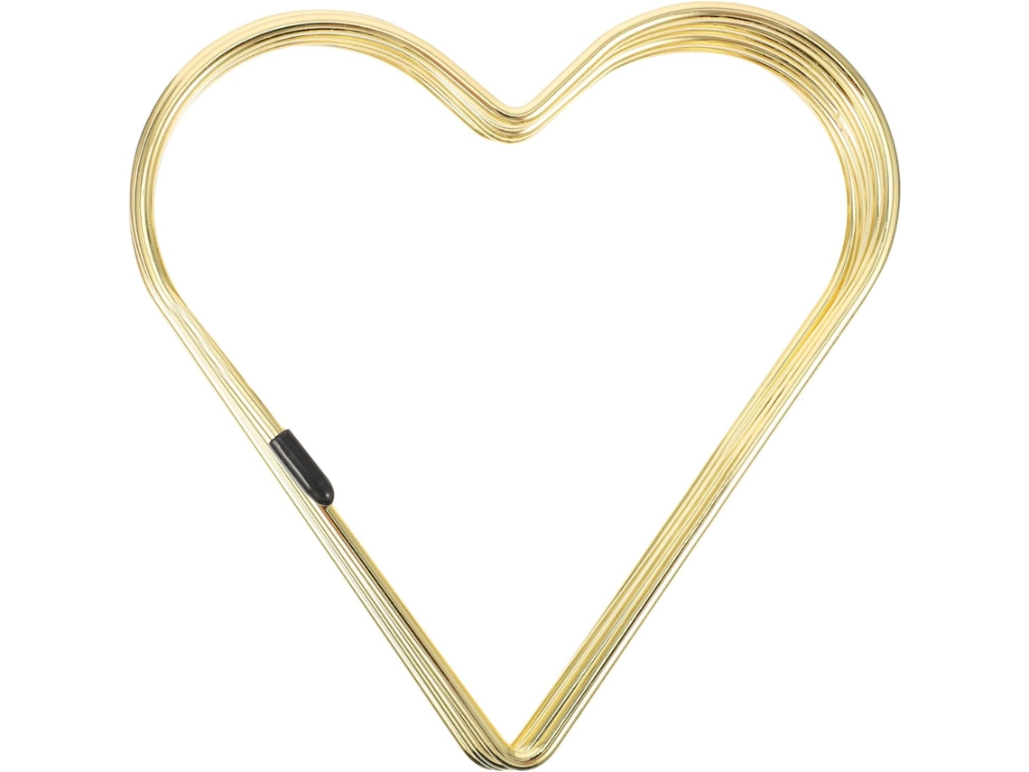 Suporte Para Livros Artibetter Em Ferro Dourado Formato De Coração, Design Criativo E Retrátil, Elegante Porta Livros
