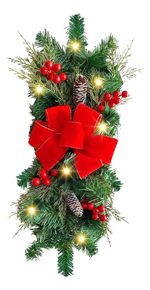 Nova Guirlanda De Natal De Led Com Escada De Natal Iluminadavayotoy