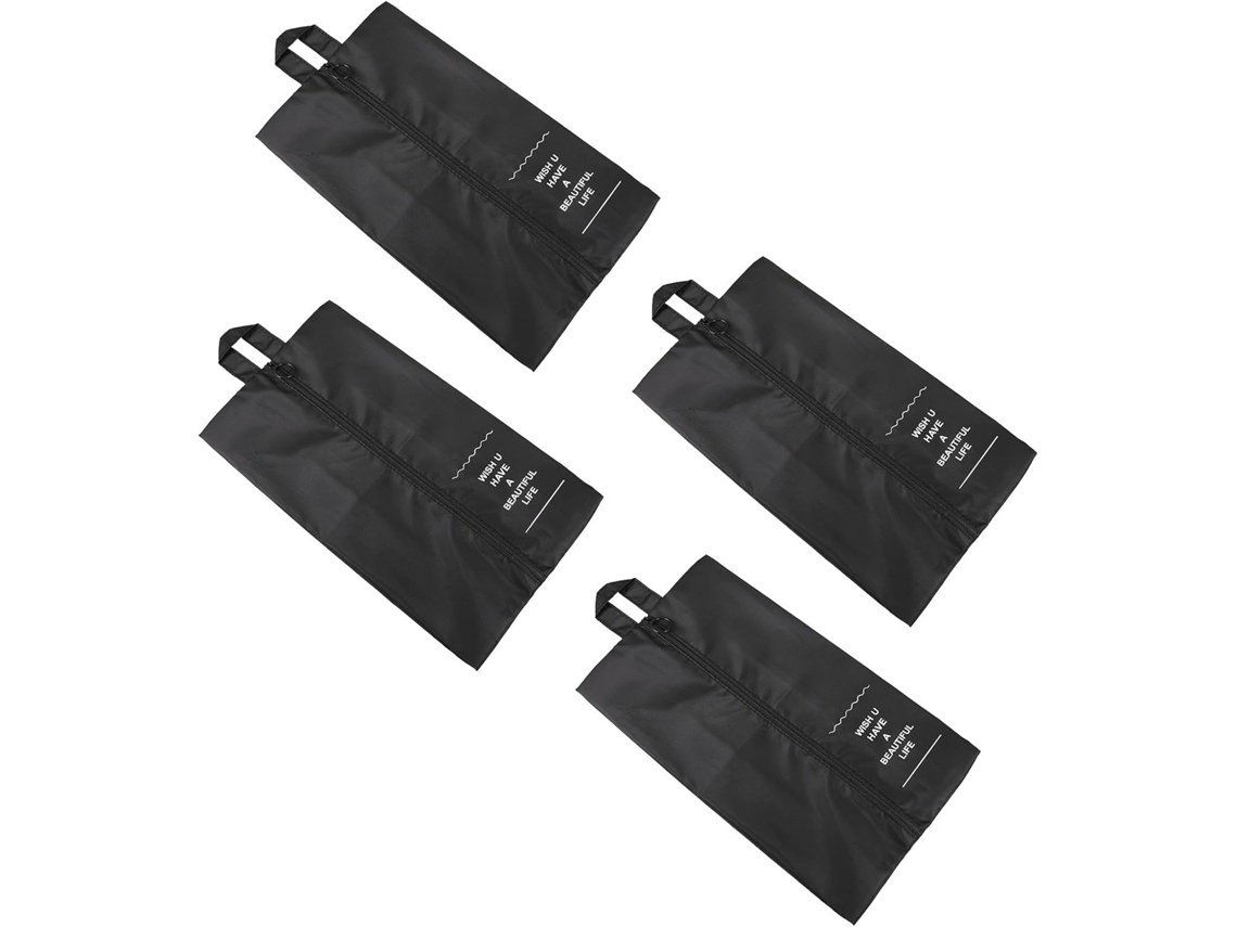 Conjunto De 4 Sacos Para Sapatos Dobráveis, Fáceis E Compactos, Em